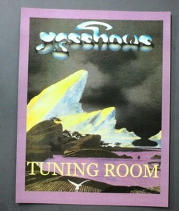 Yes Backstage Door Sign ! 8.5" X 11" YesShows Tuning Room ! - Picture 1 of 1