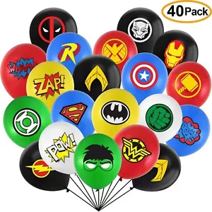 40PCS Avengers Superhero 12inch Latex Balloon Party Supplies Birthday Decoration - Picture 1 of 9