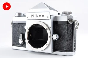 [Exc+5] Cuerpo Nikon F y buscador de nivel de ojos Nikon F2 plateada cámara fotográfica de 35 mm #7400 - Imagen 1 de 18