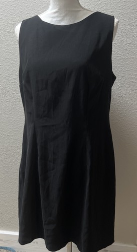 ALYX Vestito Donna Nero Vestito Tubino Senza Maniche Taglia 16