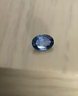 0.65ct Natural Blue Sapphire Loose Stone / Oval Cut For Setting