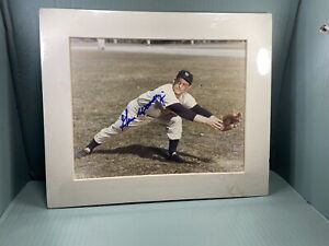 GENE WOODLING Autographed Photo NEW YORK YANKEES 1949 to 1954 Plastic Wrapped