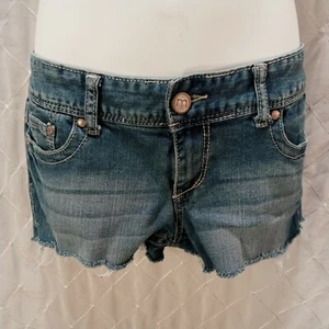 Maurice's Cut off denim short's jean shorts size 7/8 10" waist to bottom of leg - Picture 1 of 5