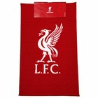 LIVERPOOL FC RED FLOOR RUG MAT LOGO FOOTBALL 100% OFFICIAL NEW