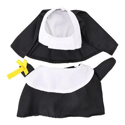 Pet Dog Funny Halloween Dress Up Clothes Pet Supplies Cosplay Pet Nun Dress - Image 1 of 4