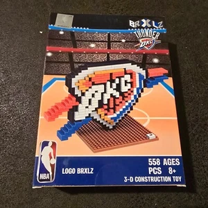 OKC Thunder BRXLZ NBA Logo 3D Puzzle Toy 558 PCS NEW Sealed Construction Lego - Picture 1 of 16