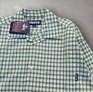 STUSSY Deadstock Shirt size M old Vintage from Japan - Picture 1 of 8