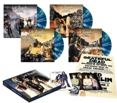 Led Zeppelin Live 69 & 73 Lt Edition Box Set 180g Blue/White Splatter Vinyl 4xLP Foto 1 de 4