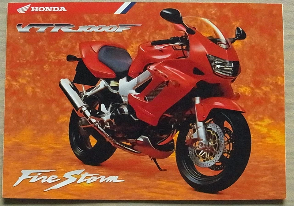 HONDA VTR1000F FIRESTORM MOTORCYCLE (ED TYPE) Sales Brochure 1998 - Image 1 of 3