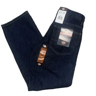 New Dickies Regular Fit Straight Leg 5 Pocket Work Jean Blue Men’s Size 28 x 32 - Image 1 of 4