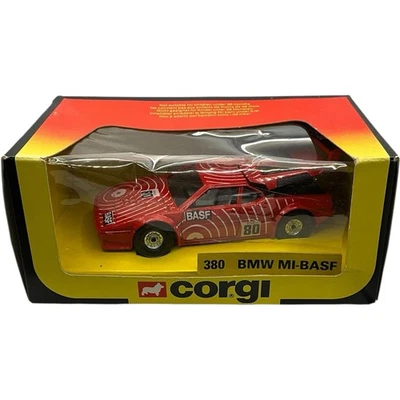 Coche diecast Corgi 380 BMW M1 BASF Racing 1984 en caja - Hecho en Gran Bretaña de colección Foto 1 de 4