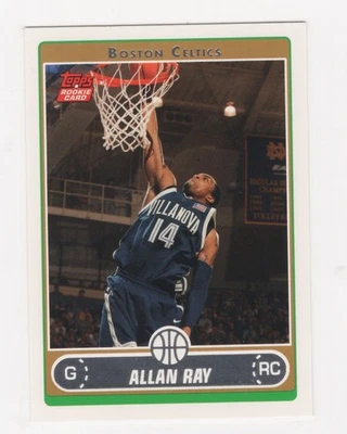 2006-07 TOPPS BASKETBALL ROOKIE ALLAN RAY BOSTON CELTICS #256 - Image 1 of 2