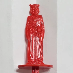1960 CHESS 1 King Buried Treasure Plastic Ice Cream Stick red color - Picture 1 of 2