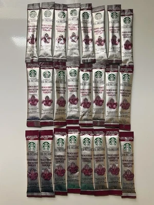 24 pcs Starbucks Via Instant French Roast 100% Arabica READ DESCRIPTION - Image 1 of 3