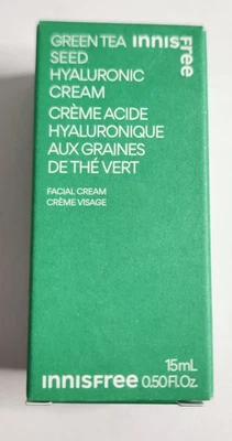 Новый в коробке INNISFREE зеленый чай семена гиалуроновой кожи лица крем мини 0,5 floz/15 мл 7/2027 - Изображение 1 из 4