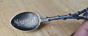 Montreal sterling silver souvenir spoon Maple Leaf, 12g - Picture 1 of 6
