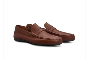 Moreschi Stunning Soft Deerskin Leather Slip on Loafers Made in Italy Sz 11 $580 - Picture 1 of 3