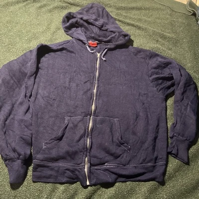 Sudadera con Capucha De Colección Sears Kings Road Cremallera Completa Frontal M Envejecida leer Foto 1 de 4