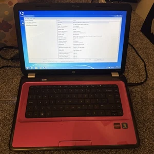 HP Pavilion G6 - AMD E-350 - 4GB Ram - Win 7 Pro - Pink - Picture 1 of 6