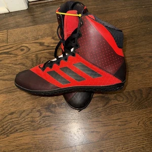 Adidas Zapatos de Lucha Rojo Nuevo sin Etiquetas Agarre Talla 8 - Imagen 1 de 5