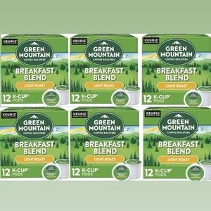 Green Mountain Kaffee Frühstück Mischung leichte Röstung Einzelportion K-Tassen (72 Stück) - Bild 1 von 4