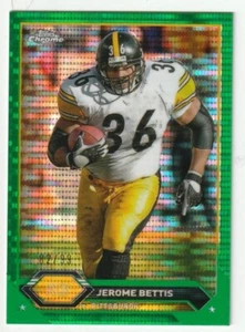 Jerome Bettis 2023 Topps Composite - Topps Chrome Green Sonar Refractor #26 /99 - Bild 1 von 2