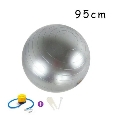 Pelota de Yoga con Bomba de Aire Enchufe Anti Ráfaga Ejercicio Equilibrio Entrenamiento Estabilidad 95CM Foto 1 de 4