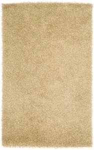 Surya Beige Shag/Flokati Area Rug Solid VIV-800 - Picture 1 of 6