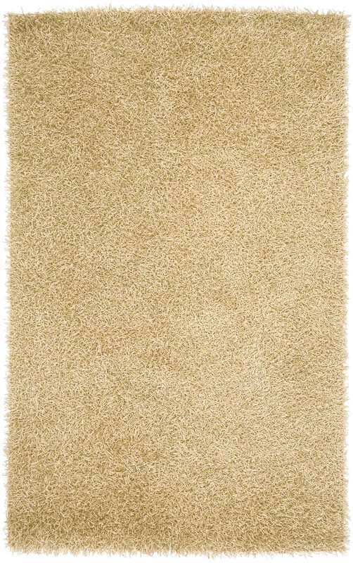 Surya Beige Shag/Flokati Area Rug Solid VIV-800 - Image 1 of 4