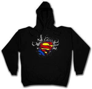 EXPLODING SUPER S SWEATSHIRT PULLOVER HOODED SWEATSHIRT HOODIE - Picture 1 of 2