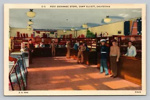 Postcard Camp Elliott Post Office USMC Marines Store San Diego California Unused - Picture 1 of 3