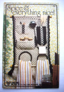 Spice & Everything bonito soporte de cocina patrón de macramé - Imagen 1 de 1