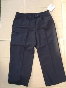 Ladies ''STYLECORP" Pant Black 3/4 length CAPRI PV Stretch - Size 10 free post - Picture 1 of 6