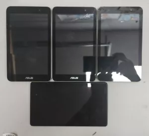 LOT 4x Asus Memo Pad 7 k013C(me176CE, 3 units) plus ASUS NEXUS (UNK Model) AS IS - Picture 1 of 3