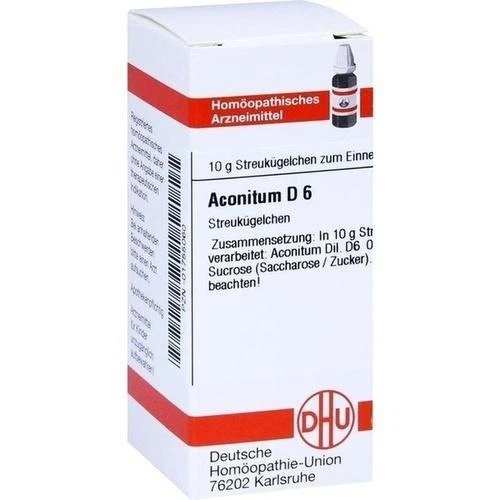 DHU-ARZNEIMITTEL GMBH & CO. KG ACONITUM D 6 Globuli 10 g PZN 1755060