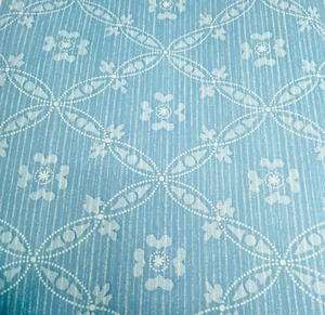 Brunschwig & Fils Rittenhouse 1905 Replica Wallpaper Blue White 20.5" W 11 Yds - Picture 1 of 12