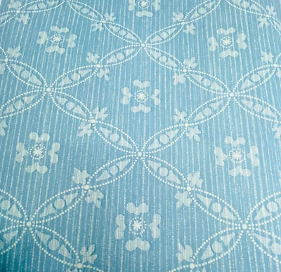 Brunschwig & Fils Rittenhouse 1905 Replica Wallpaper Blue White 20.5" W 11 Yds - Image 1 of 4