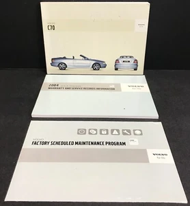 2004 Volvo C70 Owners Manual Handbook. C70 Owners Manual. 04 Volvo C70. #VK-43 - Bild 1 von 5