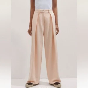 Pantaloni pantaloni Me+Em leggeri sartoriali esagerati conici gamba larga US 8S - Foto 1 di 13