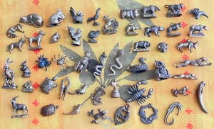 +50 Modèles Amulette figurine Animaux sacré talisman laiton Thaïlande Cambodge - Imagen 1 de 135