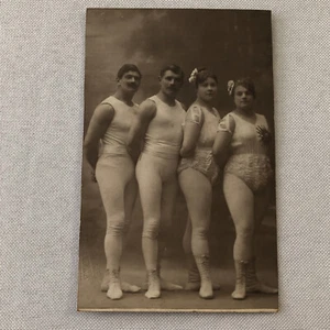 Circus Perfomer Real Photo Postcard Post Card Vintage in Costume - Picture 1 of 8