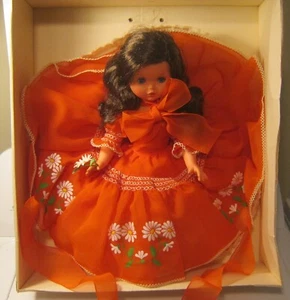 Muñeca FURGA 18" Años 70 con Plataforma en Caja Stock VALENTINA #3205 Hecha en ITALIA - Imagen 1 de 7