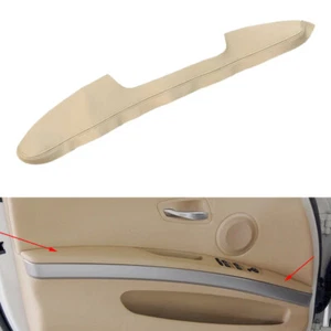 Cubierta de inserto de panel de reposabrazos beige para puerta izquierda apto para BMW E90 05-2011 - Imagen 1 de 4