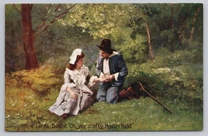 17. Jahrhundert Romanische Geschichte von Lorna Doone Celesque Serie Postkarten #1-12 UNP - Bild 1 von 24