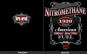 Pro Drag USA Authentic American Fuel(145)Black MENS HOODIE Cotton/Poly DRAG NHRA - Picture 1 of 3