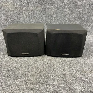 Set of 2 Kenwood CRS-123 40W Home Theater Surround Sound Stereo Rear Speakers - Picture 1 of 9