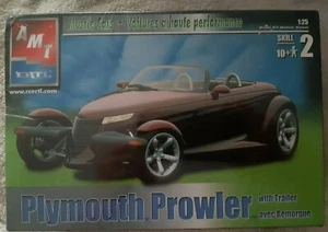 2002 AMT ERTL Plymouth Prowler 8588 With Trailer 1:25 Muscle Cars SEALED. - Picture 1 of 3