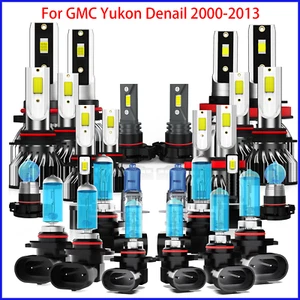 For GMC Yukon 2000 2001-2013 LED Headlight Bulbs Kit High/low Beam & Fog Ligh - Bild 1 von 4