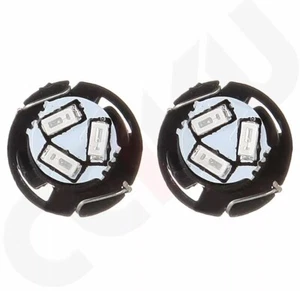 10Pcs Blue T5 T4.7 Neo Wedge 3SMD LED Bulbs A/C Climate Control Light Lamps 12V - Picture 1 of 4