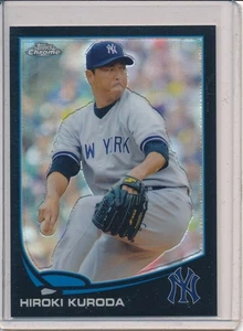 Topps 2014 cromo refractor negro/100 Hiroki Kuroda #27 - Imagen 1 de 1